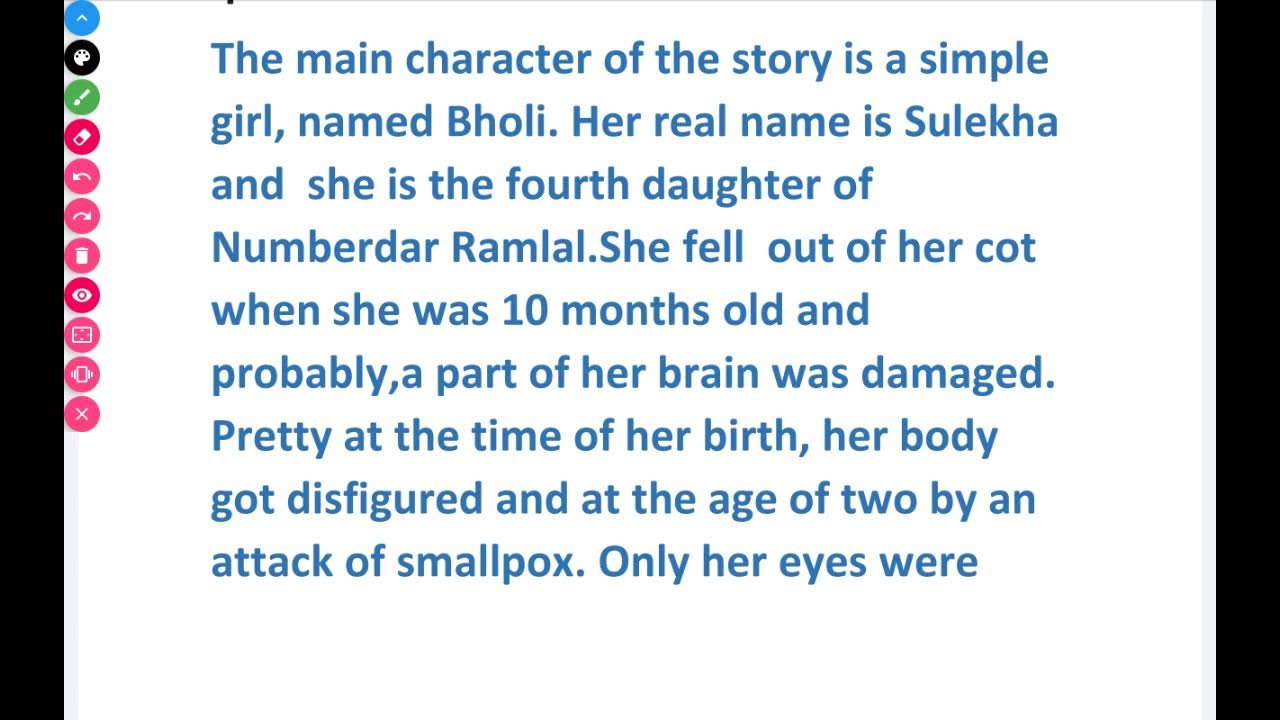 BHOLI Summary Character Sketch Class 10 English CBSE YouTube bholi-summary-character-sketch-class-10-english-cbse-youtube