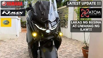 YAMAHA NMAX TECH MAX with Atom Night Ripper plus and Hella Horn