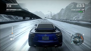 NFS The Run - Lexus LFA - Snow - i7 2600K - XFX HD 6870