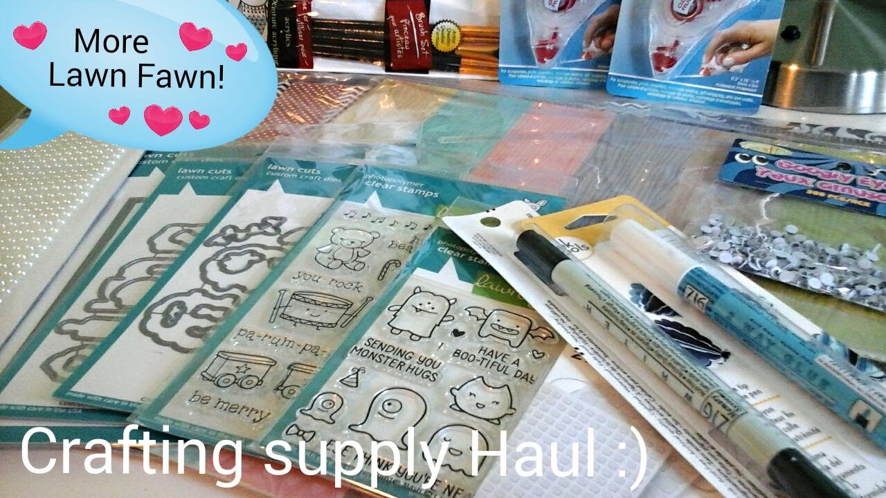 Craft haul paper crafting, stamps & Dies handmade card supplies