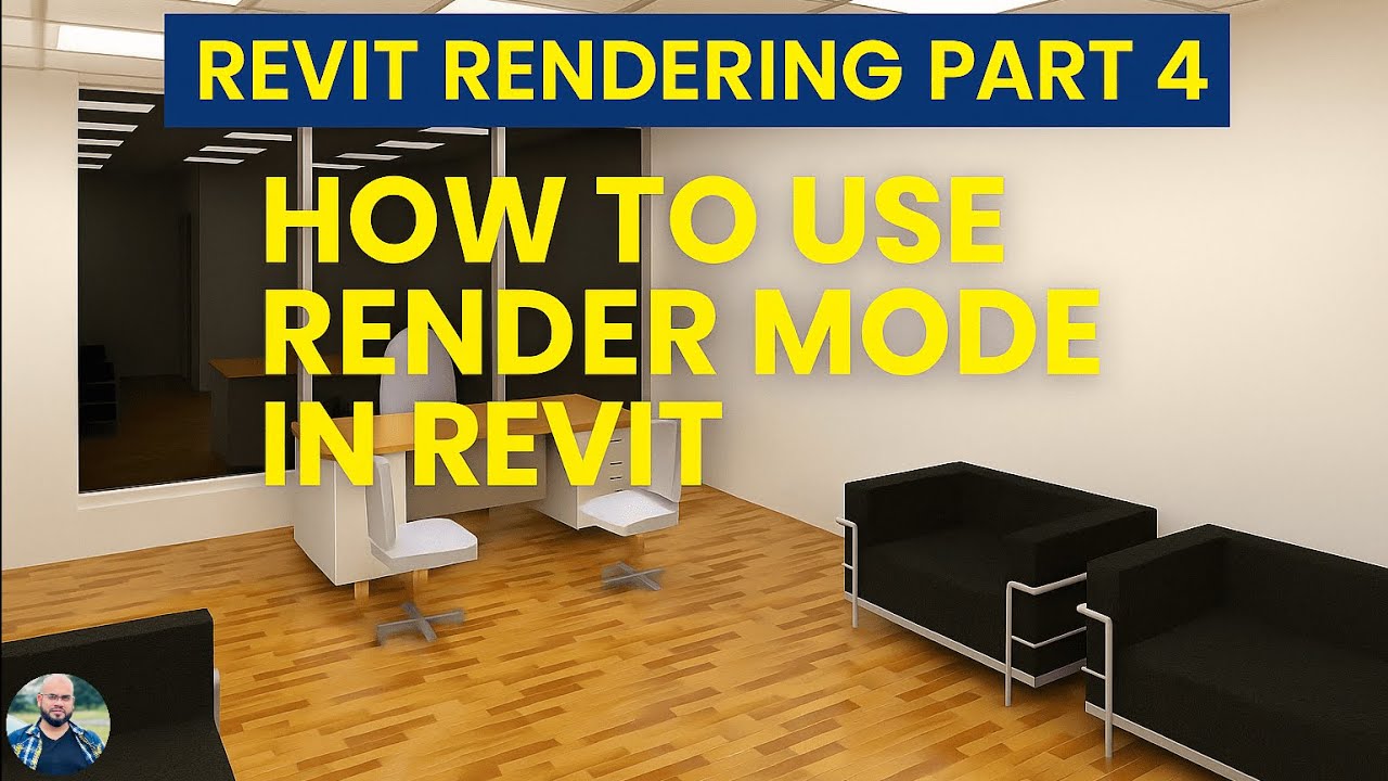 Revit Rendering Part 4: How to Use Render Mode in Revit - YouTube