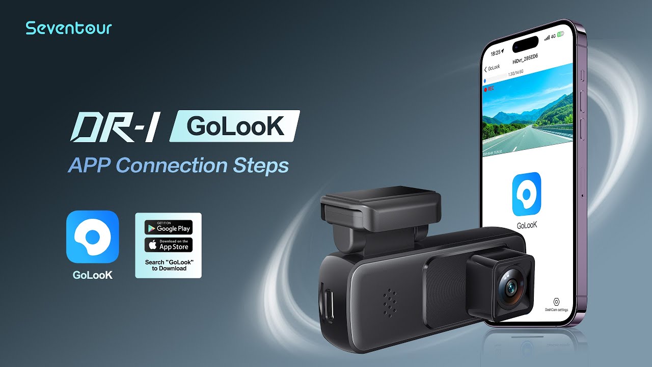 How to connect your Phone to Seventour DR-1 dash cam via WiFi?