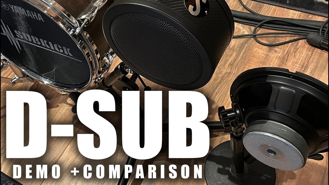 D-Sub Kick Drum Sub Mic Demo + Comparison (Yamaha/Solomon