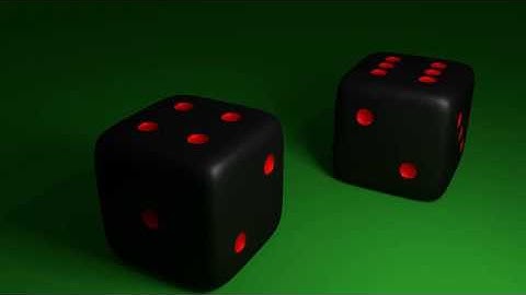 Short dice rolling animation
