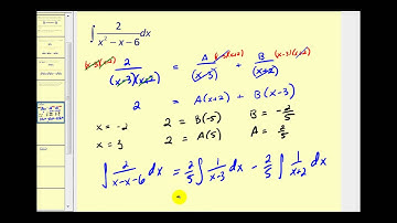 Integration Using Partial Fraction Decomposition Part 1