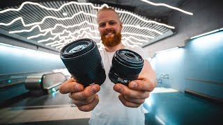 SIGMA 30MM 1.4 vs SONY 35MM 1.8 — Urban Street Photography Vlog