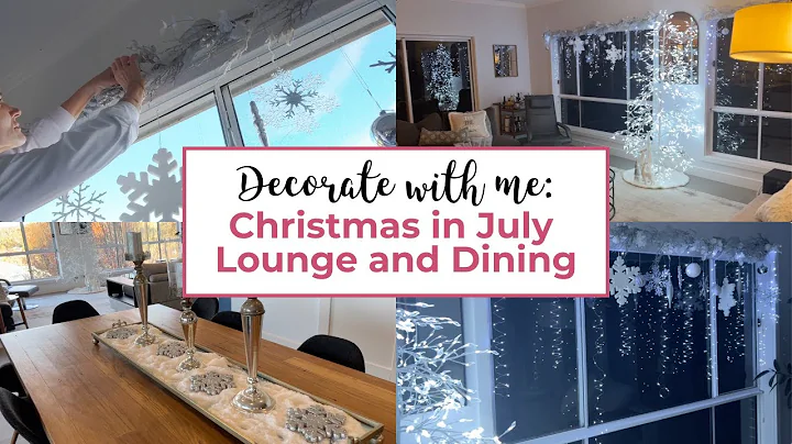 Decorate With Me: Christmas in July Lounge and Dining
