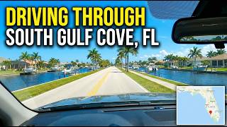 Driving through South Gulf Cove, Florida