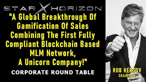 STAR HORIZON 🚀 STARVARA "Unicorn Company" Rob Hersov. #Gamifi  Sales | Blockchain Based MLM Network!