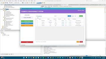 Cosmetic Management System in Java Apache Netbeans