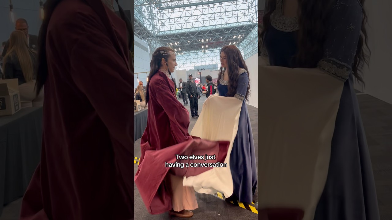 ⁠are we wrong? Lord of the Rings cosplays at New York Comicon #lordoftherings