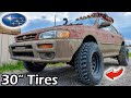 Lifted Subaru Impreza gets 30" Tires × Rot Wagon