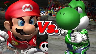 Mario Strikers Charged - Mario Vs. Yoshi