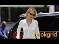 Gigi hadid looks stunning as she leaves the drew barrymore talk show in nyc