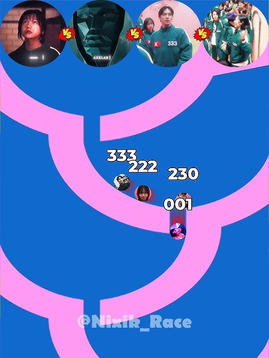 Kim Jun Hee 222 Vs Frontman 001 Vs Myung-gi 333 Vs Thanos 230💪🔥#shorts #squidgame2 #viralgames