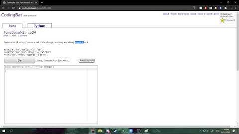 Functional-2 (no34) Java Tutorial || codingbat.com