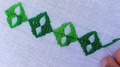 Leatest & New Simple Border Line Stitch for Beginners || Border Line Design || Hand Embroidery