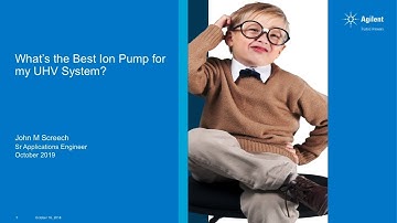 How StarCell Ion Pumps Help Achieve the Best Ultimate Pressure