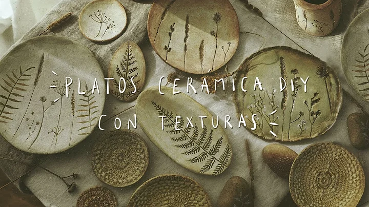 Cmo hacer Platos DIY de cermica con texturas