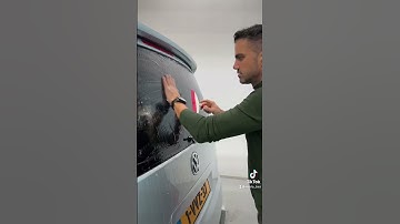 SHORT! Tinting back window VW Transporter Van. #vwtransporter #vw #windowtint #windowfilm
