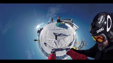 GoPro Fusion Overcapture footage Snowboard Austria Zillertal