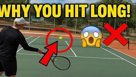 Why am I always hitting my tennis strokes out or long??? (3 ways to fix this)