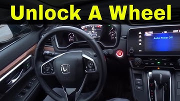 How To Unlock A Push To Start Steering Wheel-Driving Tutorial
