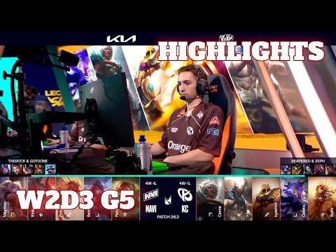 NAVI vs KC - Highlights | Week 2 Day 3 LEC Versus 2026 | Natus Vincere vs Karmine Corp W2D3