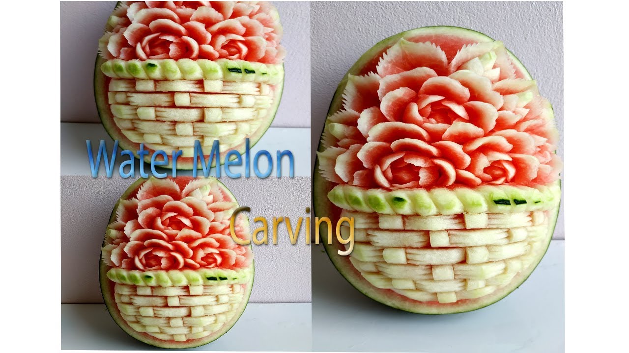 Watermelon new design | carving fruits | By BÀN TAY ĐEN 