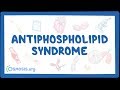 Antiphospholipid syndrome - causes, symptoms, diagnosis, treatment, pathology