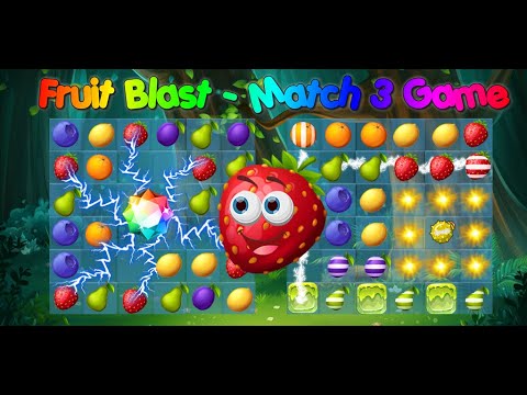 Candy Fruit Match 3 Game Puzzle