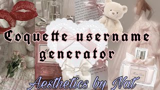 🎀 Coquette username generator 🎀 screenshot 3