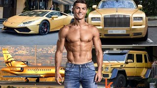 Cristiano Ronaldo New Cars Collection 2022 | Private Jet | Private Yacht | Income | Networth | Hindi