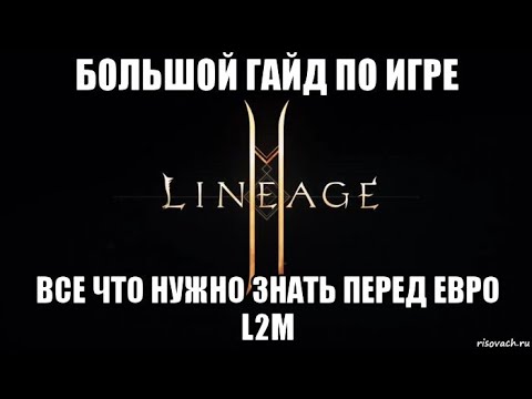 [Lineage 2M] Большой гайд по игре. Все что нужно знать перед евро L2M.