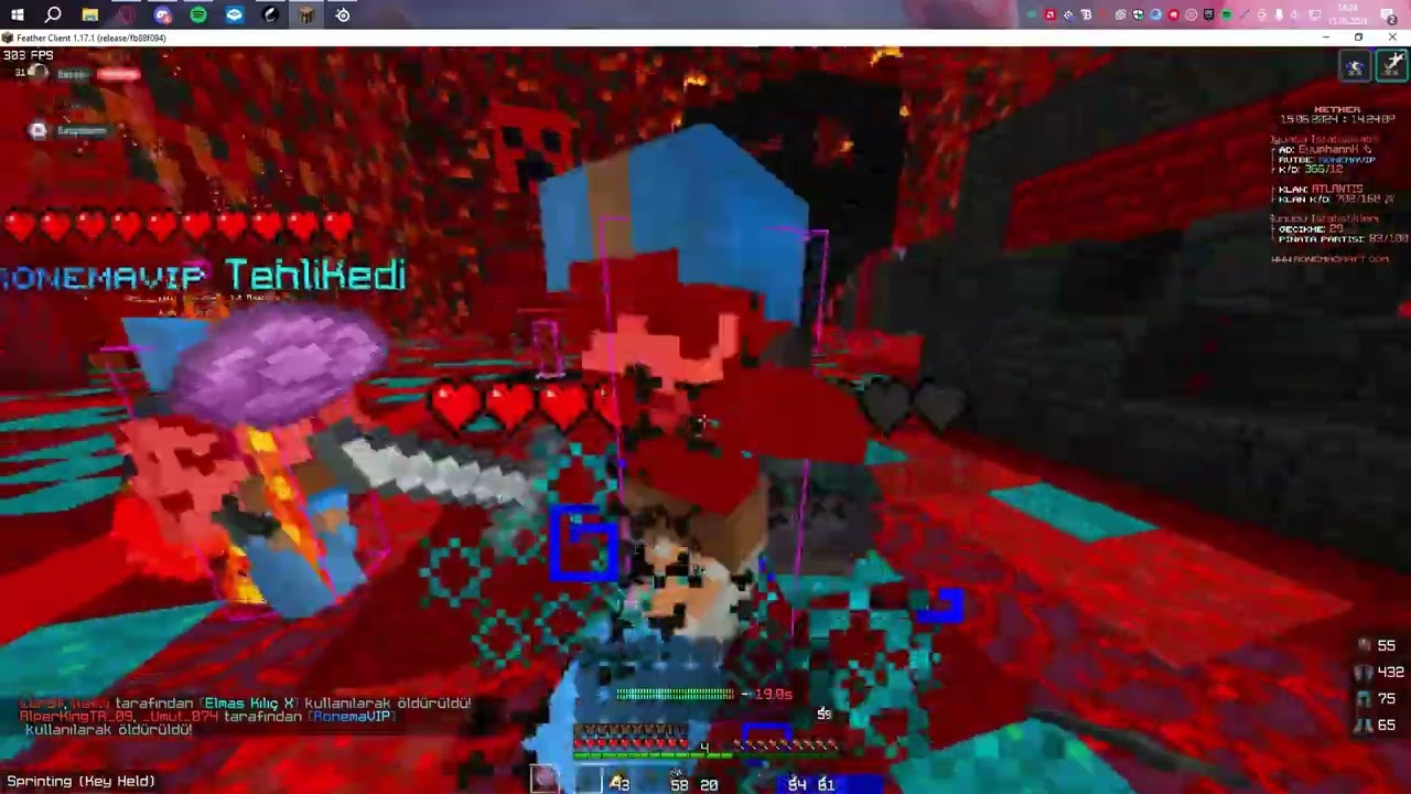 TEK DEĞİLSİN KAŞAR HER REYONDA / RonemaCraft BoxPvP Kill Montage