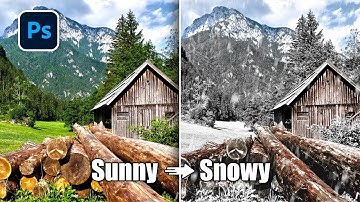 Make Summer to Winter and Add Snow in Photoshop