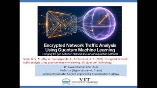 Encrypted Network Traffic Analysis using Quantum Machine Learning