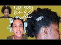 Flexi Rods on 4C Hair | First Attempt