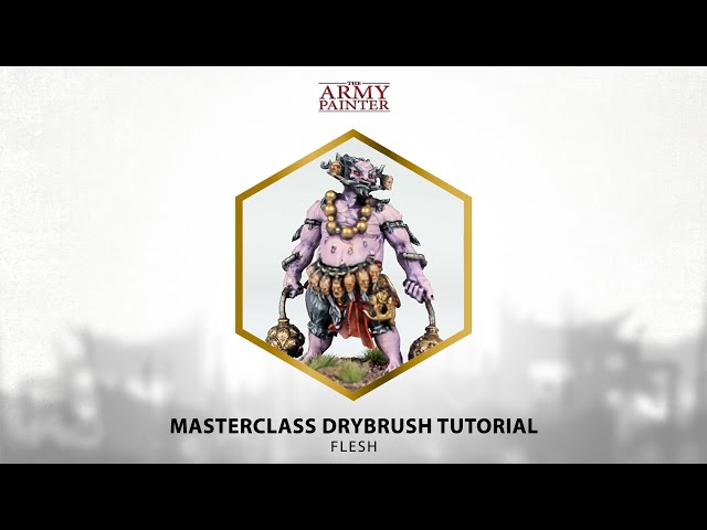 First Impressions of The Army Painter Masterclass Drybrush Set