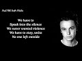 Isak Danielson Silence Lyrics