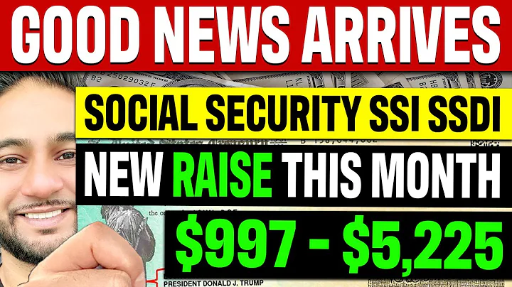 GOOD NEWS: $997 - $5,225 | New Raise in Benefits Coming This Month | Social Security SSI SSDI Update