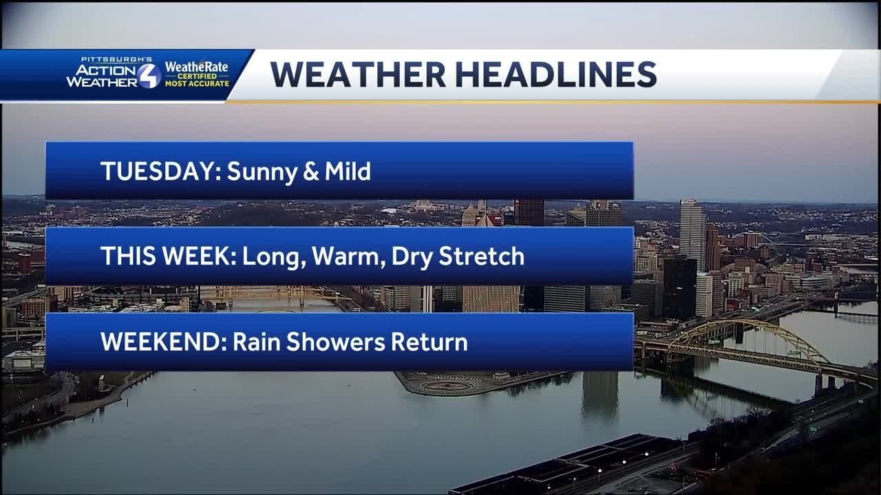 Sunny skies, warm temperatures this week in Western PA - YouTube