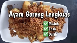 Resep AYAM GORENG Favorit Keluarga: 5 Bahan Saja, Rasa Bintang 5!. 