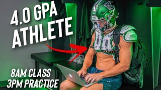 DAY IN THE LIFE OF A STUDENT ATHLETE WITH A 4.0 GPA