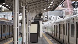 鹿児島本線817系3000番台快速門司港行き@羽犬塚駅出発（2022.09）