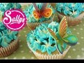 Zitronen-Cupcakes / Hyazinthen Dekoration / Blumen Cupcakes / Flower Cupcakes / Sallys Welt