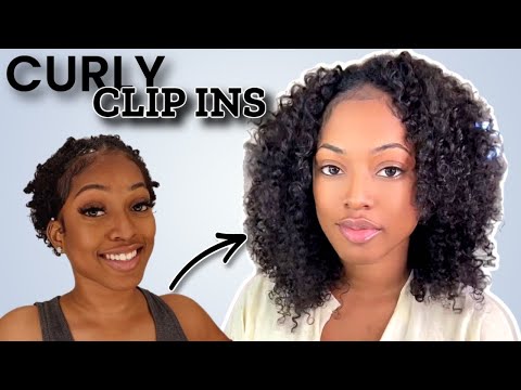 video about Clip in Hair Extension Jerry Curl