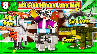 MINECRAFT THỜI ĐẠI KHỦNG LONG * TẬP 8 | LỘC HỒI SINH KHỦNG LONG MỚI SIÊU ĐẸP VÀ ĐÀO HÓA THẠCH MỚI⛏️🤩