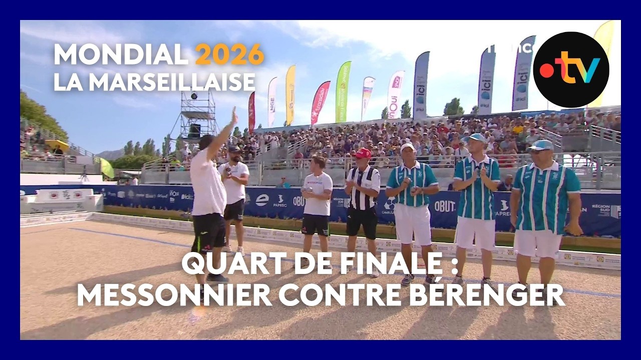 Miniature : Mondial La Marseillaise 2026 : quart de finale : Messonnier défie Bérenger