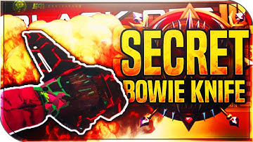 NEW “BOWIE KNIFE GAMEPLAY” SECRET WEAPON? - INSANE LEVEL 1,000 Hidden Weapon! (BO3 SECRET)